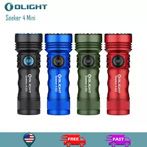 Olight Seeker 4 Mini 1200 Lumen Torcia LED Ricaricabile con Luce UV - Foto 1 di 37