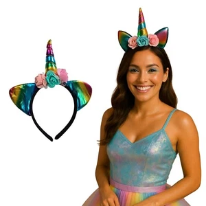 Mermaid & Unicorn Headbands – Glitter Fantasy Hair Accessories for Parties - Picture 1 of 47