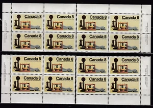1974 #641 8¢ TELEPHONE CENTENARY ISSUE MS PLATE BLOCKS VF - Picture 1 of 2