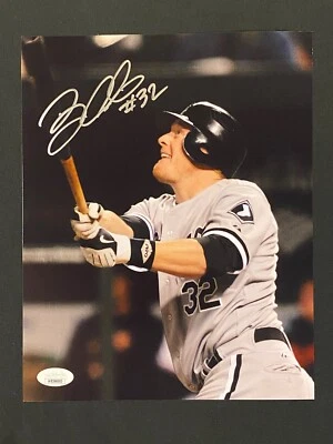 Foto 8x10 firmada por Brian Anderson 2005 WS Champs Chicago White Sox ~ certificado de autenticidad JSA Foto 1 de 4