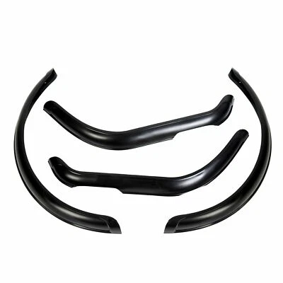 4 Front & Rear Black Fender Flares Replacement For 1955-1986 CJ5 / CJ7 11601.01 Foto 1 de 4