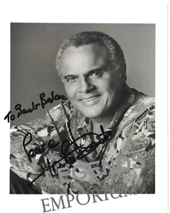 HARRY BELAFONTE Autographed 8"x10" B&W Photo Reprint - Foto 1 di 1