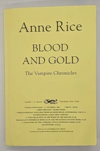 Blut und Gold von Anne Rice (2001, Knopf) - Bild 1 von 6