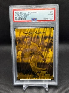 1995 Select Certified Edition Kirby Puckett Gold Team #11 PSA 9 - Picture 1 of 2