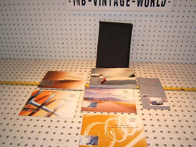 Audi A4 2003 владельца подлинный 1 набор из 6 руководств и AUDI черный OEM 1 мешок, A4 - Изображение 1 из 4