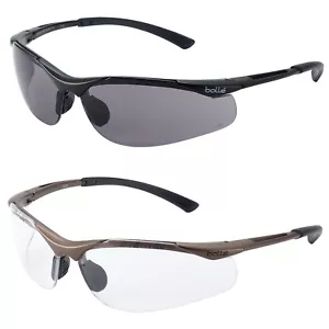 Bolle CONTOUR Safety Glasses - BOLLE Anti-Scratch and Anti-Fog Various Lens - Picture 1 of 11