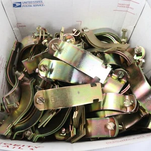 25 Thomas Betts Super Strut 702 2-1/2 inch Pipe Strap Rigid Conduit Clamp T&B - Picture 1 of 7