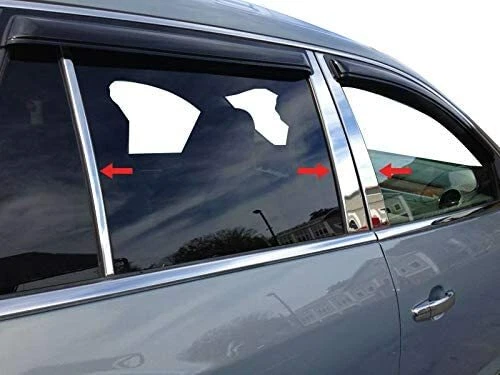 Se adapta a Buick Enclave 2007-2017 6 piezas moldura de poste de pilar de acero inoxidable Foto 1 de 1