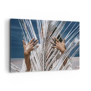 Wandbilder 100x70cm Leinwandbild Hände Finger Schmuck Groß Bilder Art Wanddeko - Bild 1 von 10