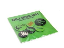 Billie Eilish Button Badge Set Stickman Official Merchandise