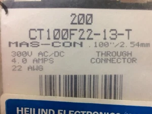 CT100F22-13 PANDUIT Conn IDC Connector F 13 POS 2.54mm 20 PIECES - Picture 1 of 2