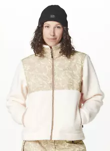 Chaqueta polar para mujer imagen mediana orgánica Zelkova estampada invierno lana - Imagen 1 de 4