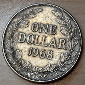 1968 Liberia 1 Dollar - Picture 1 of 2