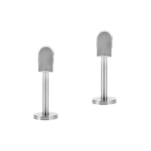 2 Pack Glass Clip with Rod, Glass Clip Mounting Bracket, Glass Shelf Bracket, - Picture 1 of 12