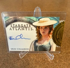 Stargate Atlantis Season 1 One Auto Autograph Case Topper Erin Chambers as Sora - Picture 1 of 2