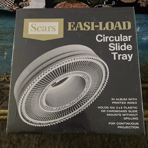 Vintage Sears Easi-Load Circular Slide Tray Carousel - NEW & SEALED - Picture 1 of 5