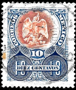 MEXIKO, 1903 SC#308 WAPPENMANTEL, GEBRAUCHT sehr schön - Bild 1 von 1