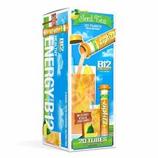 Zipfizz Healthy Energy Drink Mix, Hydration with B12 and Multi Vitamins, Lemon 