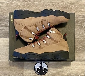 Nike Air Jordan 6 Rings Winterized 'Rocky Tan' Boots FV3826-202 Men's Size 10 - Picture 1 of 12