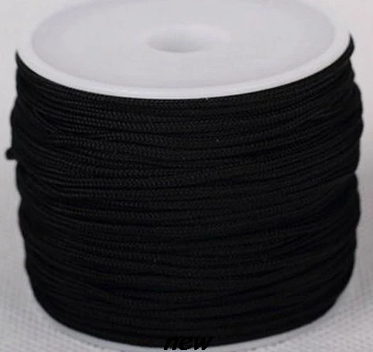 black 1.5mm160M/175yards/lot Chinese knot tread Shamballa cord String Nylon Rope - Image 1 of 1