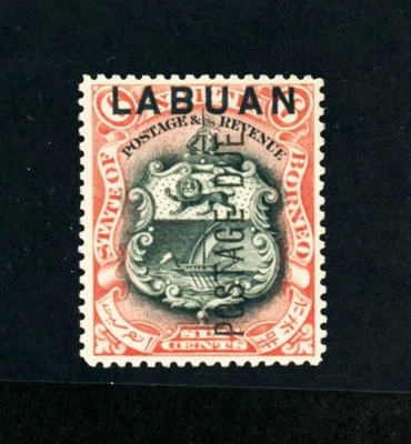 [LABUAN] 1901 6c SG D5 / SC J5 (HR) - Image 1 of 2