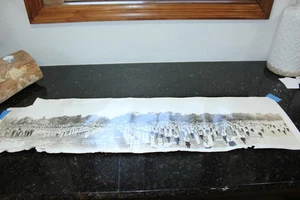 Vintage 1932 Panoramic Photo Sixth National Field Meet Detroit 36" x 10" - Picture 1 of 12