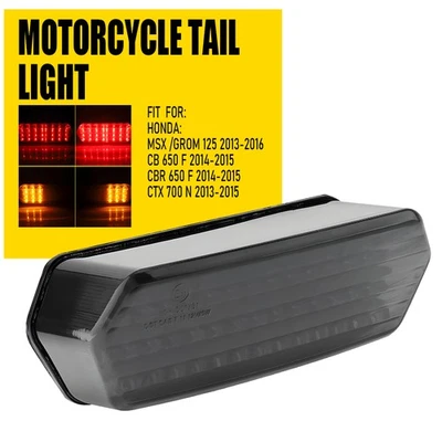Luz de señal LED de freno trasero integrada para motocicleta Honda CTX 700 2013 14-2015 Foto 1 de 4