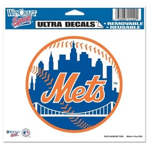 New York Mets 5"x6" Multi Use Decal [NEW] MLB Auto Car Static Cling Sticker - Picture 1 of 1