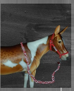 No Model Breyer horse custom CHRISTMAS halter And Lead - Picture 1 of 1