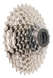 Cassette para bicicleta de carretera Shimano CS-HG50 - 9 velocidades Sora plateado 11 - 30 dientes 9 velocidades - Imagen 1 de 2