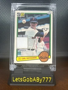 1983 Donruss - Carl Yastrzemski #326 🔥Jersey Fusion 1979 Game worn swatch🔥 - Picture 1 of 2