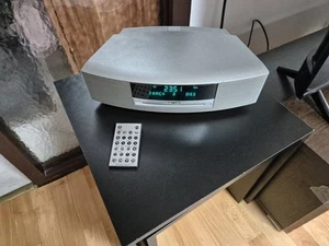 Bose Wave Music System CD/MP3 Radio Wecker AUX Fernbedienung Silber - Bild 1 von 8