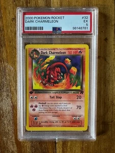 POKEMON TCG - ROCKET - DARK CHARMELEON 1ª EDICIÓN 32/82 - PSA 5 - Imagen 1 de 2