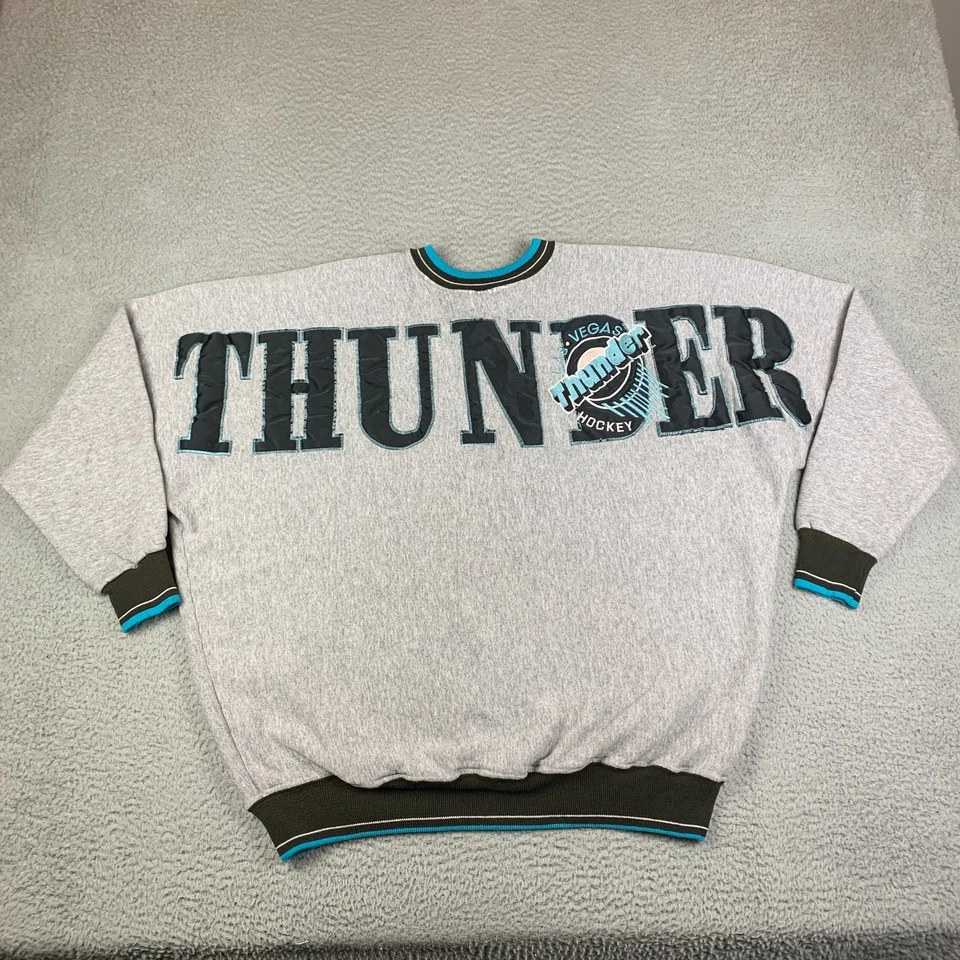 Sudadera De Colección Las Vegas Thunder Para Hombre Talla XL Spirit Bordada Hockey Rara Foto 1 de 4