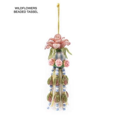 Mackenzie Flores Silvestres Cuentas Borla Adorno Niños Hecho a Mano Nuevo Foto 1 de 2