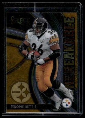 2020 Panini Select #U12 Jerome Bettis Unbreakable - Image 1 of 2