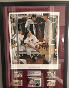 Boston Red Sox Signed Ted Williams “The Rookie” 1957 Norman Rockwell Print - Picture 1 of 8