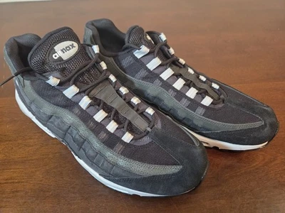 Nike Air Max 95 Men's Sneakers Black/White/Anthracite Safari, Size 14 - Image 1 of 4