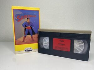 Superman VHS 1982 Media Video Cartoon