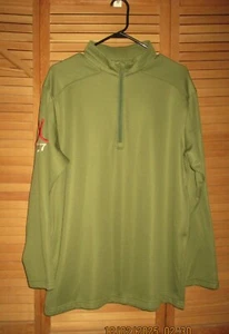 MAGLIONE PULLOVER UOMO MONTAUK TACKLE CO. 1/4 ZIP - VERDE - MADE IN U.S.A. - TAGLIA XL - Foto 1 di 10