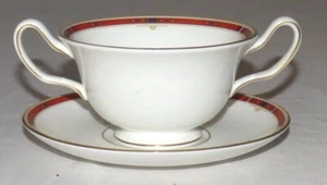 Zuppiera e piattino Wedgwood Colorado Bone China Cream - Ottimo - Foto 1 di 5