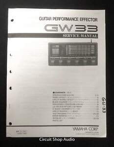 Original Yamaha / GW33 Guitar Performance Effector / Service Manual