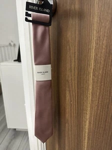 River Island One Size Mens Pink Tie New with Tags and in original packaging