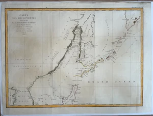 CHINA KOREA PHILIPPINES JAPAN 1797 LA PEROUSE VERY LARGE ANTIQUE ENGRAVED MAP - Picture 1 of 10