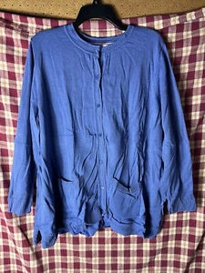 Isaac Mizrahi Live! Button Front Sweater Cardigan Size 3XL E4 - Picture 1 of 8