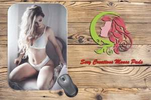 Sexy Blond Calvin Klein's - Mouse Pad - Picture 1 of 2