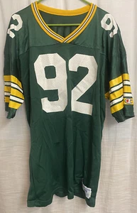 Vintage 90s Champion NFL Green Bay Packers Reggie White 92 Jersey Mens 48 XL - Picture 1 of 7