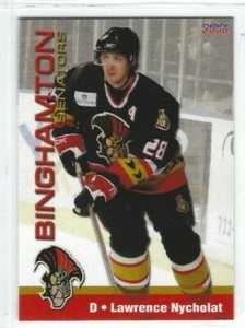 2007-08 Binghamton Senators (AHL) Lawrence Nycholat