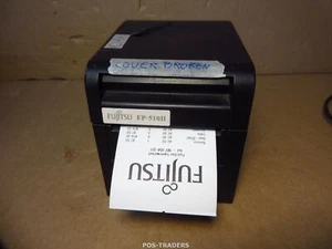 FUJITSU FP-510II USB Thermal 83mm Ticket POS Receipt Printer Black COVER BROKEN - Afbeelding 1 van 4