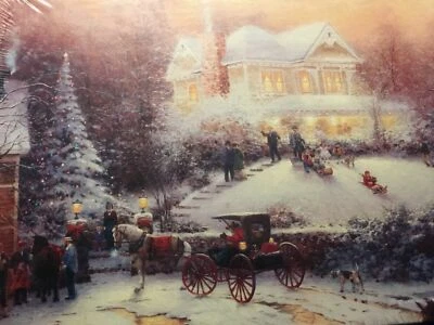 Rompecabezas Thomas Kinkade Pintor Of Light Victoriano Navidad 500 piezas ¡NUEVO! Foto 1 de 4